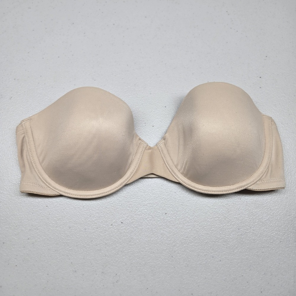 Vanity Fair Women Bra 34B Beige 74 267 Strapless Underwired READ